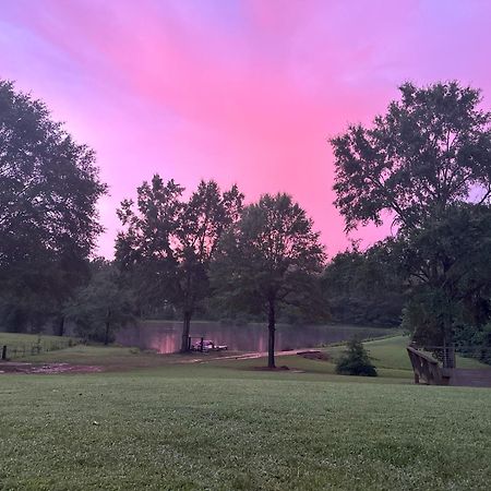 Refuge Ranch Retreat Log Cabin Lake 53+ Acres Locust Grove Exteriör bild