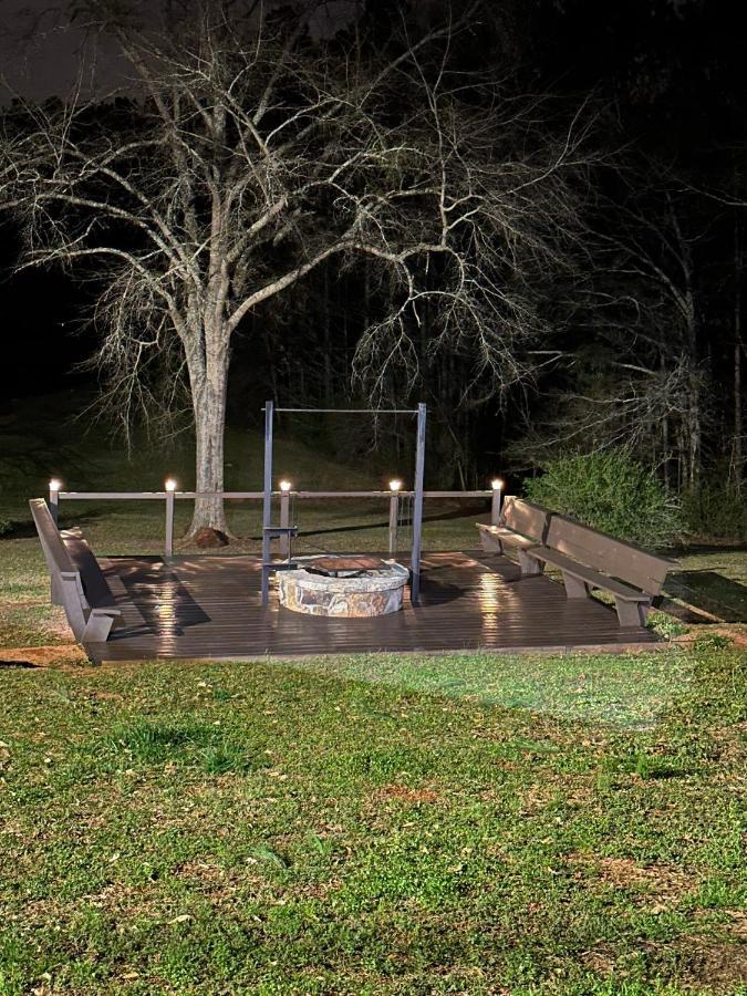 Refuge Ranch Retreat Log Cabin Lake 53+ Acres Locust Grove Exteriör bild