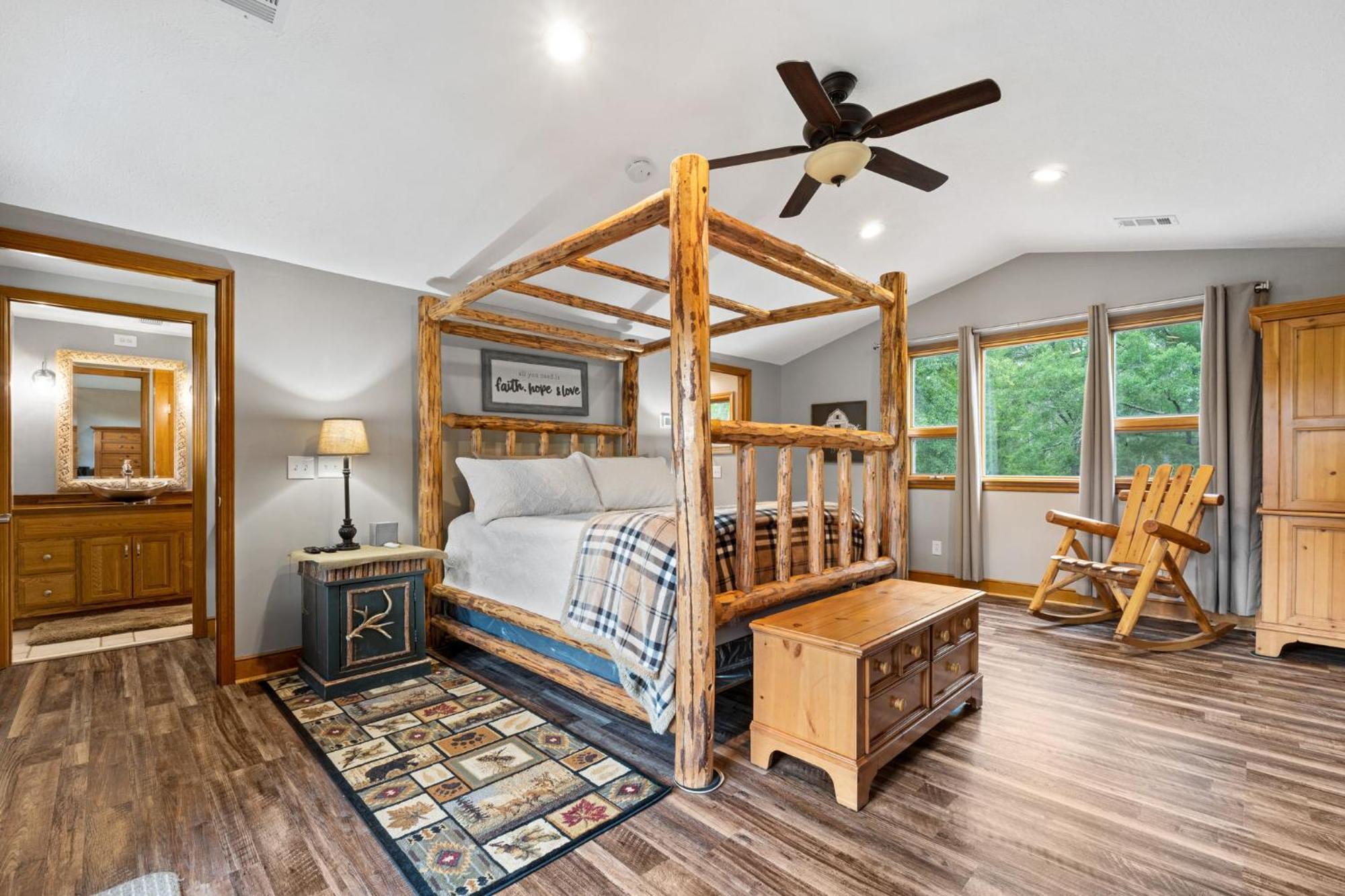 Refuge Ranch Retreat Log Cabin Lake 53+ Acres Locust Grove Exteriör bild