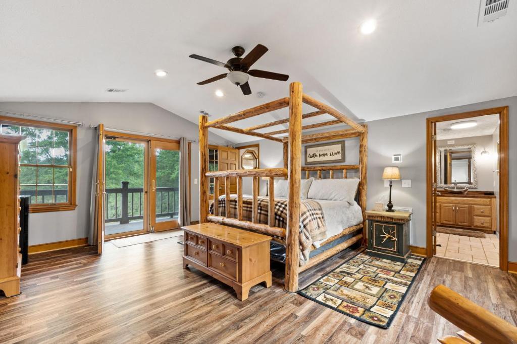 Refuge Ranch Retreat Log Cabin Lake 53+ Acres Locust Grove Exteriör bild